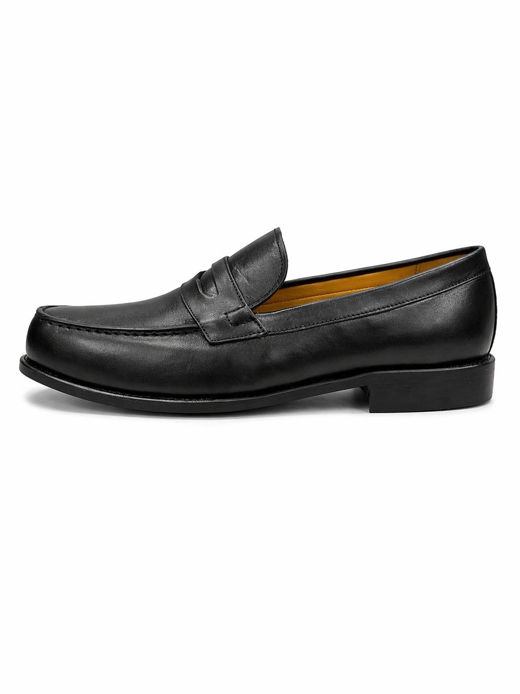 Men’s Premium Leather Loafers – BLACK