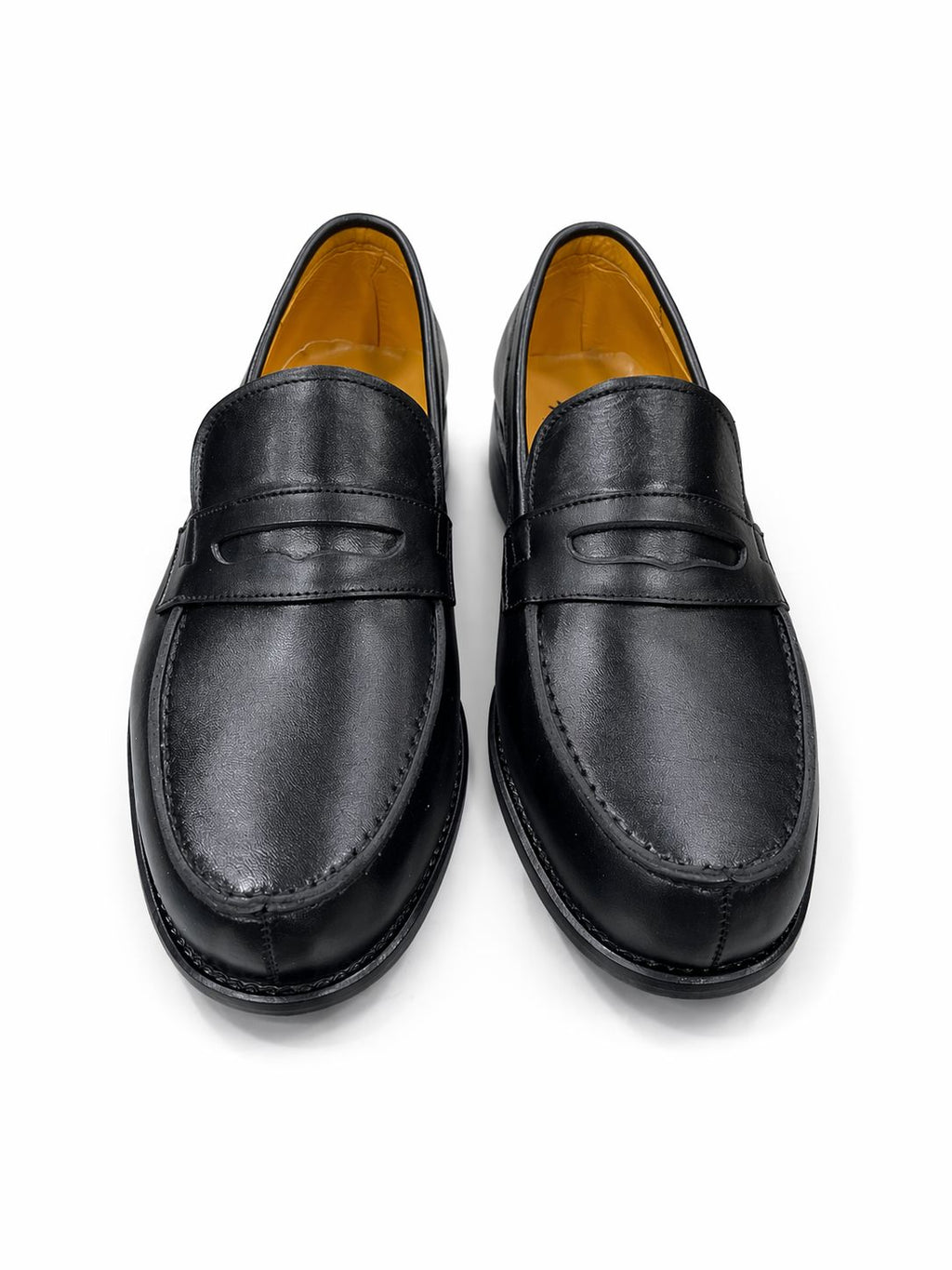 Men’s Premium Leather Loafers – BLACK